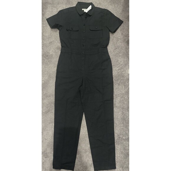 OUTERKNOWN S.E.A. Suit Jumpsuit Linen Cotton Coveralls Romper Boho S Minimalist - Picture 7 of 12